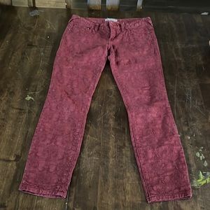 Free people marrok skinny appliqué pants